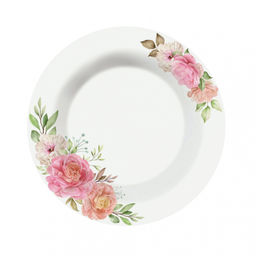 Тарелка плоская 19 см. JEWEL 7265 (стеклокерамика) арт. ПС0041-48