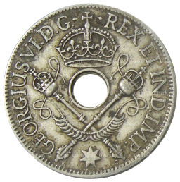 1 шиллинг 1938 года Британская Новая Гвинея
