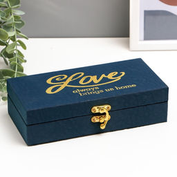 УЦЕНКА Шкатулка для украшений Любовь всегда возвращает нас домой, 5?10?20 см