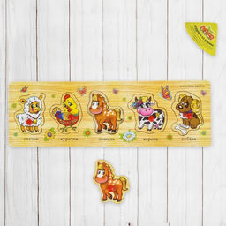 Рамка - вкладыш малая Моя ферма - Лесная мастерская фото 2