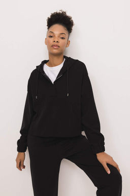 DeFactoFit Oversize толстовка премиум-класса для спортсменов с капюшоном  фото 3