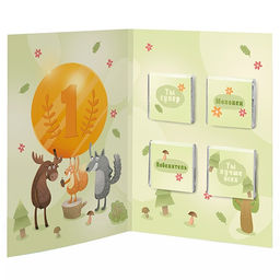 Открытка с шоколадом Молодец! - Фуд сторис фото 2