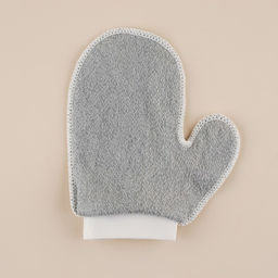 Мочалка-варежка массажная SL Home «Ортика», хлопок, 20×17 см, серая