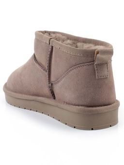 04-PF8300-4 GRAY/BEIGE Угги женские (натуральная замша, 100% шерсть)