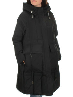 22-110 BLACK Куртка зимняя облегченная женская (150 гр. холлофайбер)