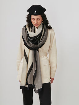 Большой, мягкий, тонкий и очень нежный двусторонний палантин - Tantino фото 5