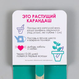 Растущий карандаш подарочный новогодний «Сосна», mini, простой чернографитный