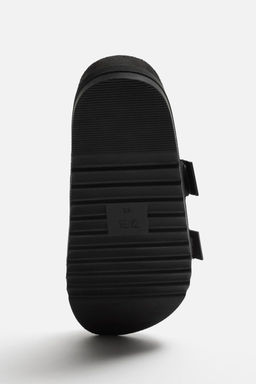 DOUBLE STRAP LEATHER SANDALS - Zara фото 8
