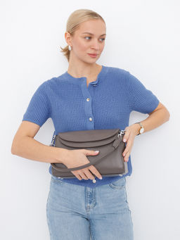 Сумка 0036VG gray  Vitelli Grassi