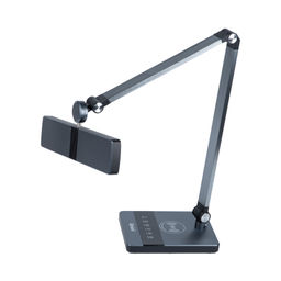ULM-D110 15W/3000-6500K/DIM BLACK Светильник настольный светодиодный с беспроводной зарядкой телефонов. Сенсорный выключатель. Диммер. Черный. TM Uniel - Volpe фото 2