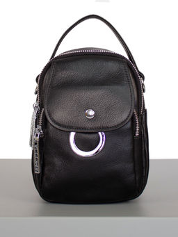 LACCOMA рюкзак 18147-черный натуральная кожа полиэстр