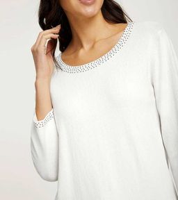 Пуловер, экрю - Linea tesini фото 6