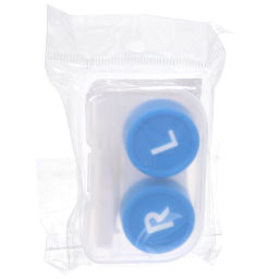 Цена за 10 шт. Набор для хранения контактных линз "МАРЦИПАН", цвет микс, 6.5*4,5*2см, (пакет с подвесом)