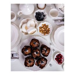 Тарелка десертная Walmer Vivien, 16 см, цвет белый  фото 3