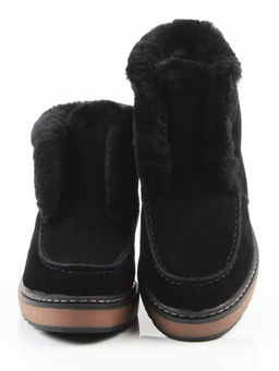 04-5603-2 BLACK Ботинки зимние женские (натуральная кожа, 100% шерсть)