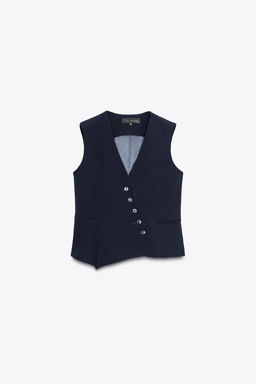 ZW COLLECTION ASYMMETRIC WAISTCOAT - Zara фото 17