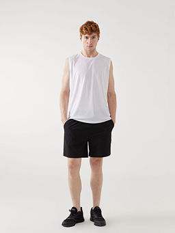 Bisiklet Yaka Erkek Kolsuz Ti??rt