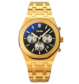 Часы наручные Skmei мужские кварцевые 9296gold-black