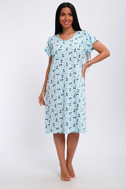 Сорочка женская (01064 синий) - Плиона фото 5