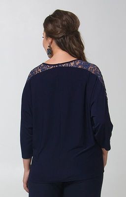 Великолепная блуза свободного покроя из тонкого шелковистого  трикотажа. Рукава летучая мышь - Ckc collections фото 3