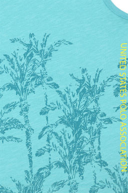 U. S. Polo Assn / Детская мятная футболка с круглым вырезом - U.s. polo assn фото 3