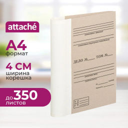 Папка архивная коленкор - Attache фото 2