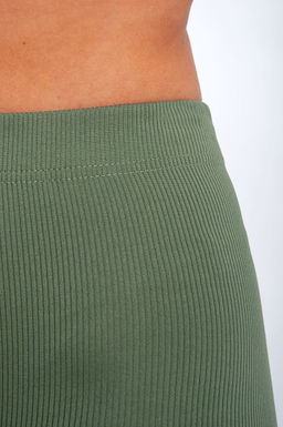 Арт. 51803 Домашний костюм с бриджами 44-52 (5 шт) Цвет:верх-молочный,низ-олива