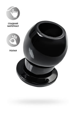 Анальная втулка TOYFA Basic M, TPE, чёрный, 6,5 см