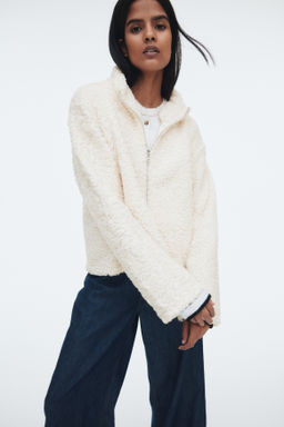 Chaqueta oversize en borreguito - H&m фото 4
