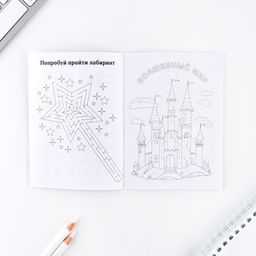 Цена за 2 шт. Подарочный набор С 8 марта, блокнот А6, карандаши (2 шт.) и восковые мелки (4 шт.) - Artfox фото 5