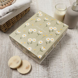 Набор махровых салфеток «Этель. Ромашки», 30×30 см - 5 шт., хлопок 100%