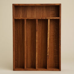 Лоток для столовых приборов SL Home, 34×25×5 см, дуб