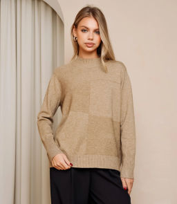 Водолазка #КТ7009 (1), бежевый