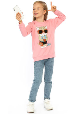 Свитшот для девочки из футера двухнитки Baby Style  фото 3