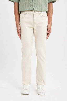 Джинсовые брюки Sergio Regular Fit Normal Mold с нормальной талией и зауженными штанинами