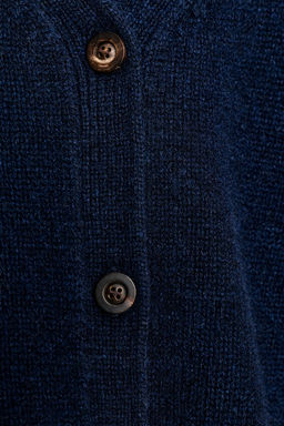 100% WOOL CARDIGAN WITH PUFF SLEEVES - Zara фото 8