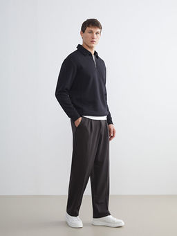 Polo Yaka Erkek Sweatshirt