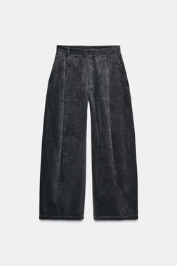 ZW COLLECTION CORDUROY TROUSERS WITH DARTS - Zara фото 5