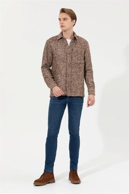 Мужские синие джинсовые брюки