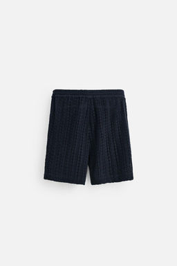 TEXTURED CROCHET BERMUDA SHORTS - Zara фото 8