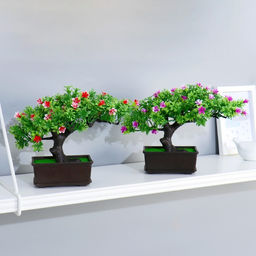 Бонсай искусственный в горшке «Дерево жизни», 11.5×15 см, МИКС