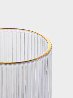 Набор стаканов 6 шт, 400 мл, золотой обод