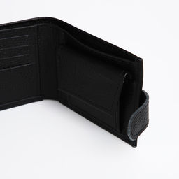 Кошелёк на кнопке, TEXTURA, цвет чёрный  фото 7