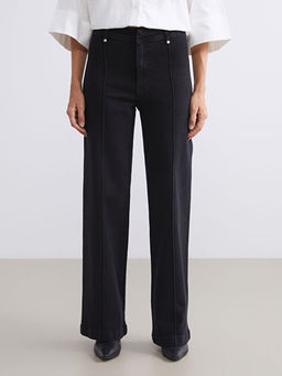 Wideleg Kad?n Jean Pantolon