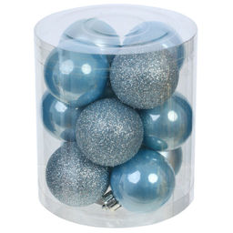Набор из 12шт Украшение новогоднее "Шар", D 4 см, L9,5 W9,5 H10,5 см