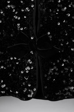 SEQUINNED BOLERO WITH BOW - Zara фото 4