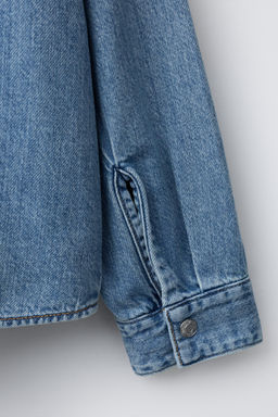 DENIM SHIRT WITH POCKETS - Zara фото 4