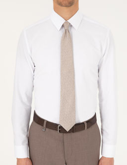 Beyaz Slim Fit Uzun Kollu Basic G_mlek - Pierre cardin фото 6