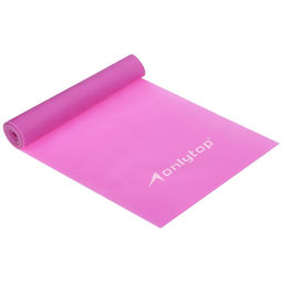 Эспандер ленточный для фитнеса ONLYTOP, 150×15×0.04 см, 10 кг, цвета МИКС