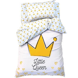 Постельное белье Этель 1.5 сп Little queen 143*215 см, 150*214 см, 50*70 см -1 шт,100% хл, бязь
